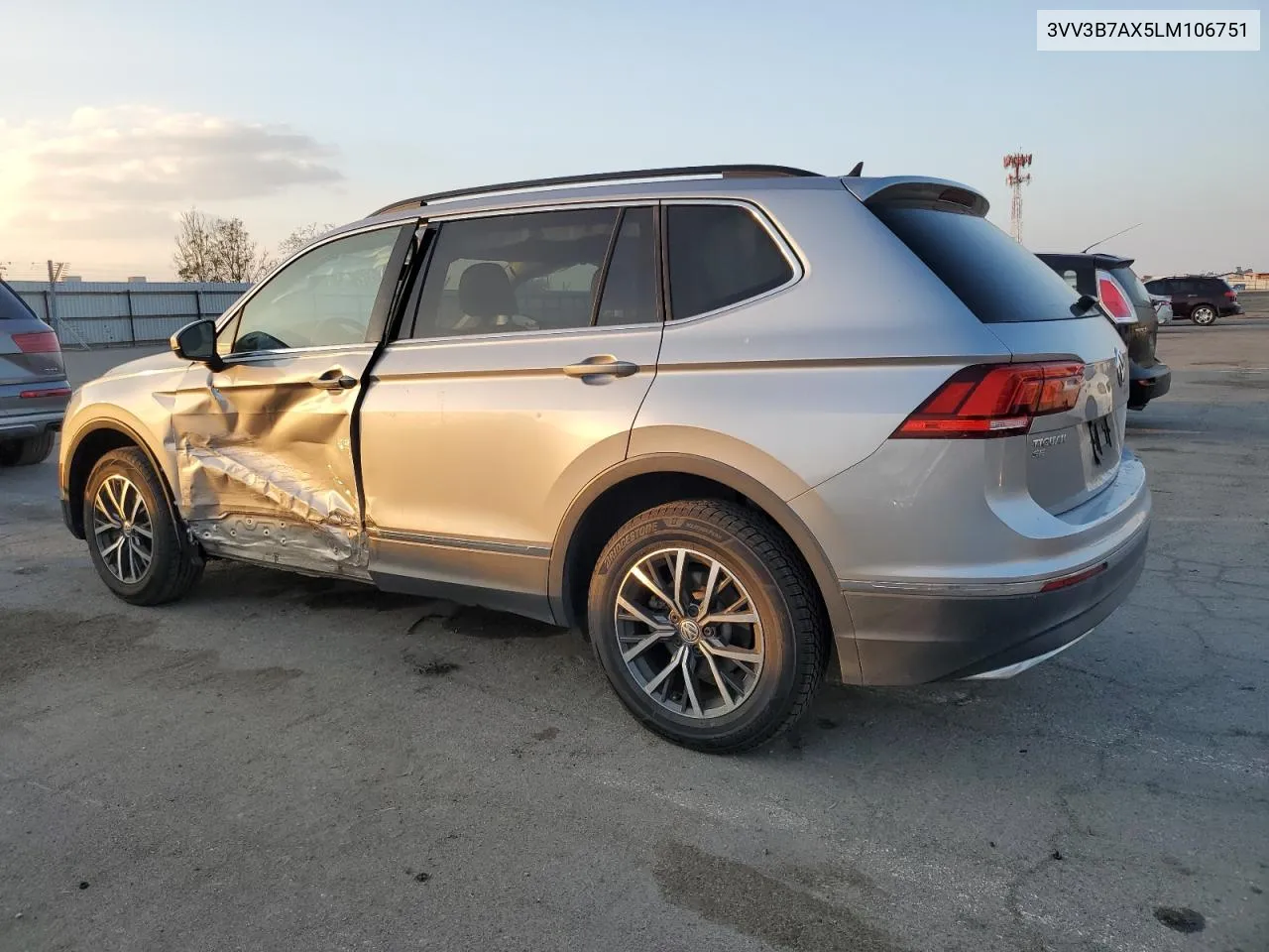 2020 Volkswagen Tiguan Se VIN: 3VV3B7AX5LM106751 Lot: 80634964