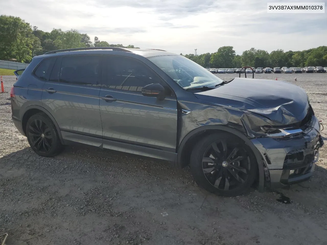 3VV3B7AX9MM010378 2021 Volkswagen Tiguan Se