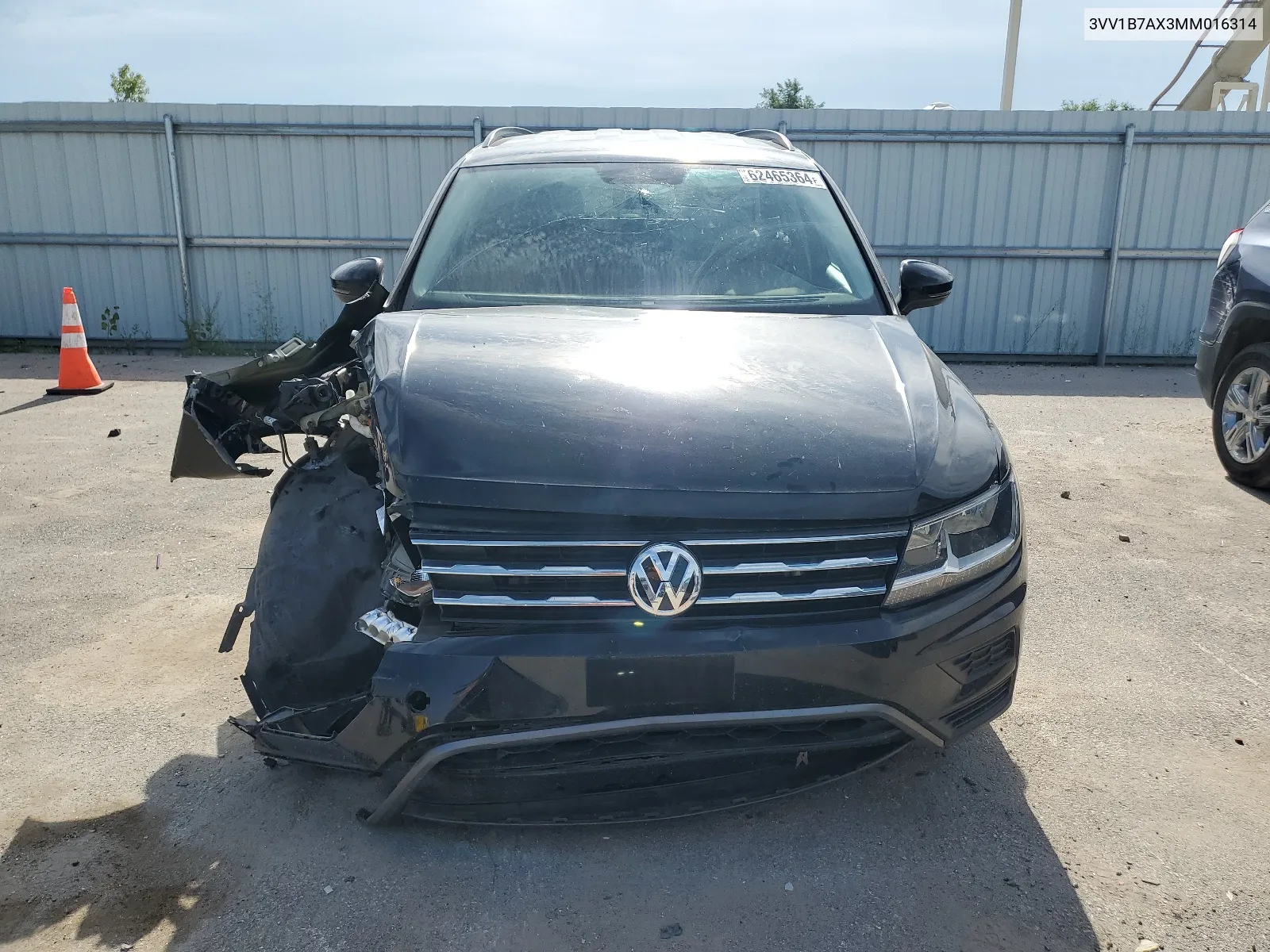 2021 Volkswagen Tiguan S VIN: 3VV1B7AX3MM016314 Lot: 62465364