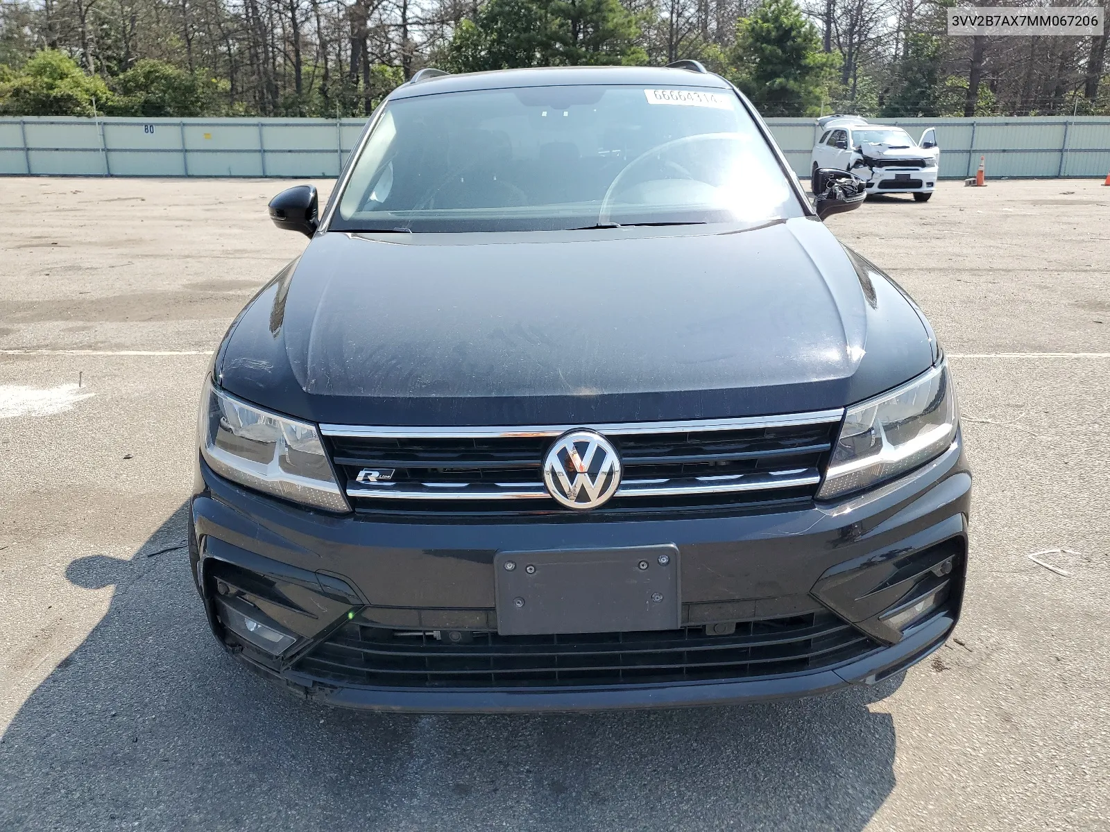 2021 Volkswagen Tiguan Se VIN: 3VV2B7AX7MM067206 Lot: 66664314