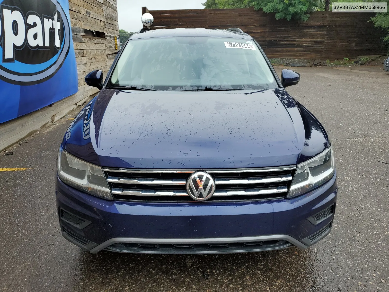 3VV3B7AX2MM058966 2021 Volkswagen Tiguan Se