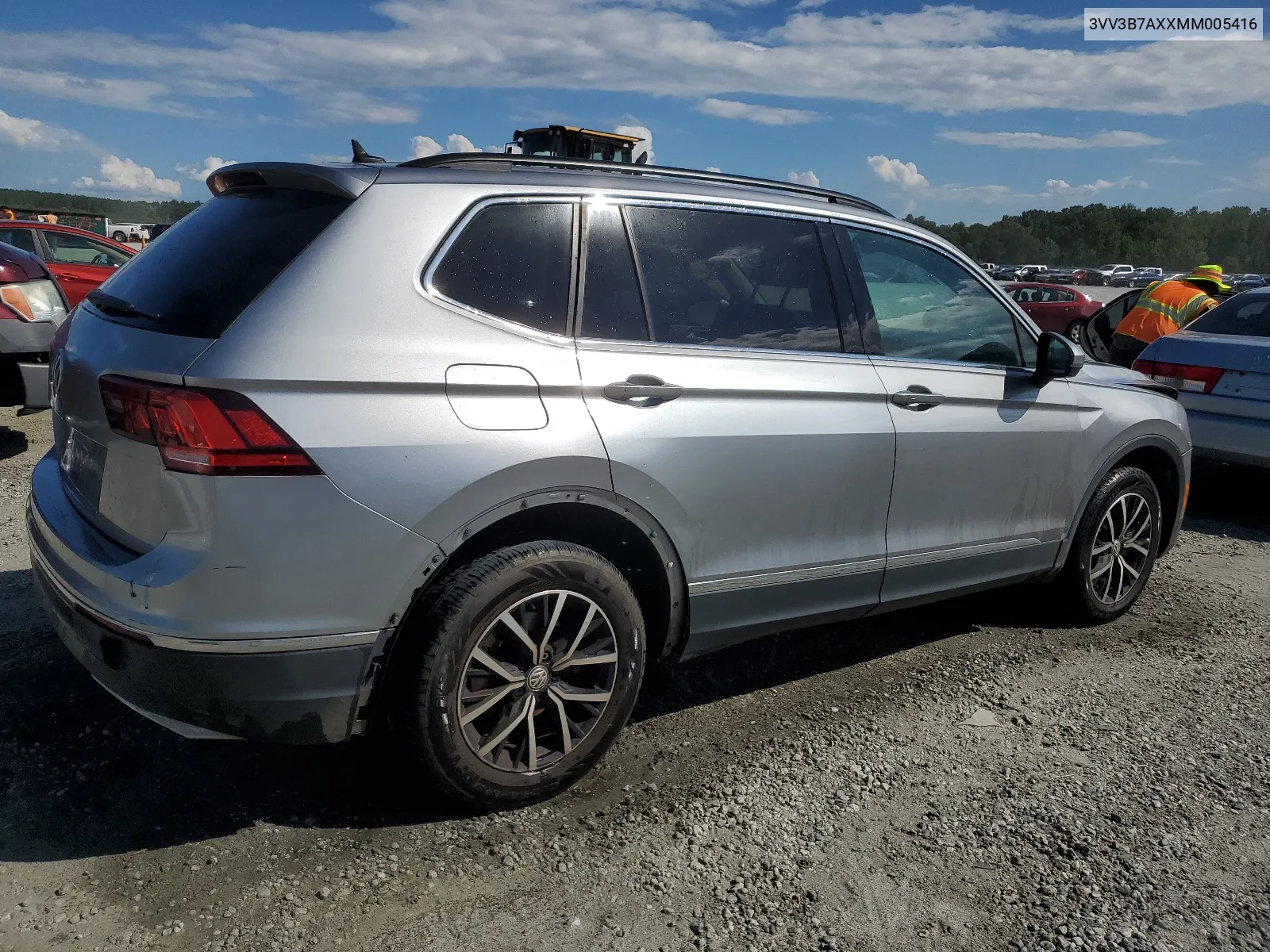 3VV3B7AXXMM005416 2021 Volkswagen Tiguan Se