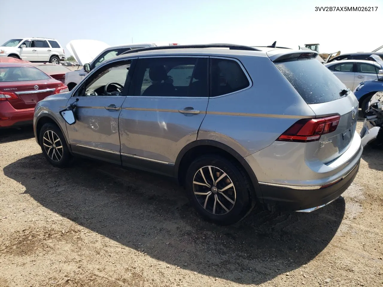 2021 Volkswagen Tiguan Se VIN: 3VV2B7AX5MM026217 Lot: 68253804