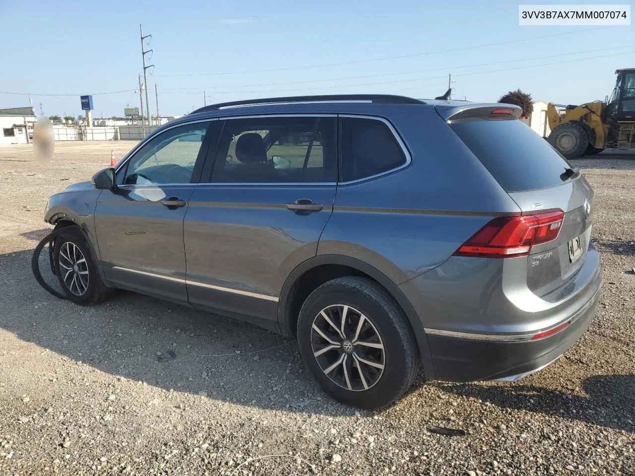 2021 Volkswagen Tiguan Se VIN: 3VV3B7AX7MM007074 Lot: 68285164