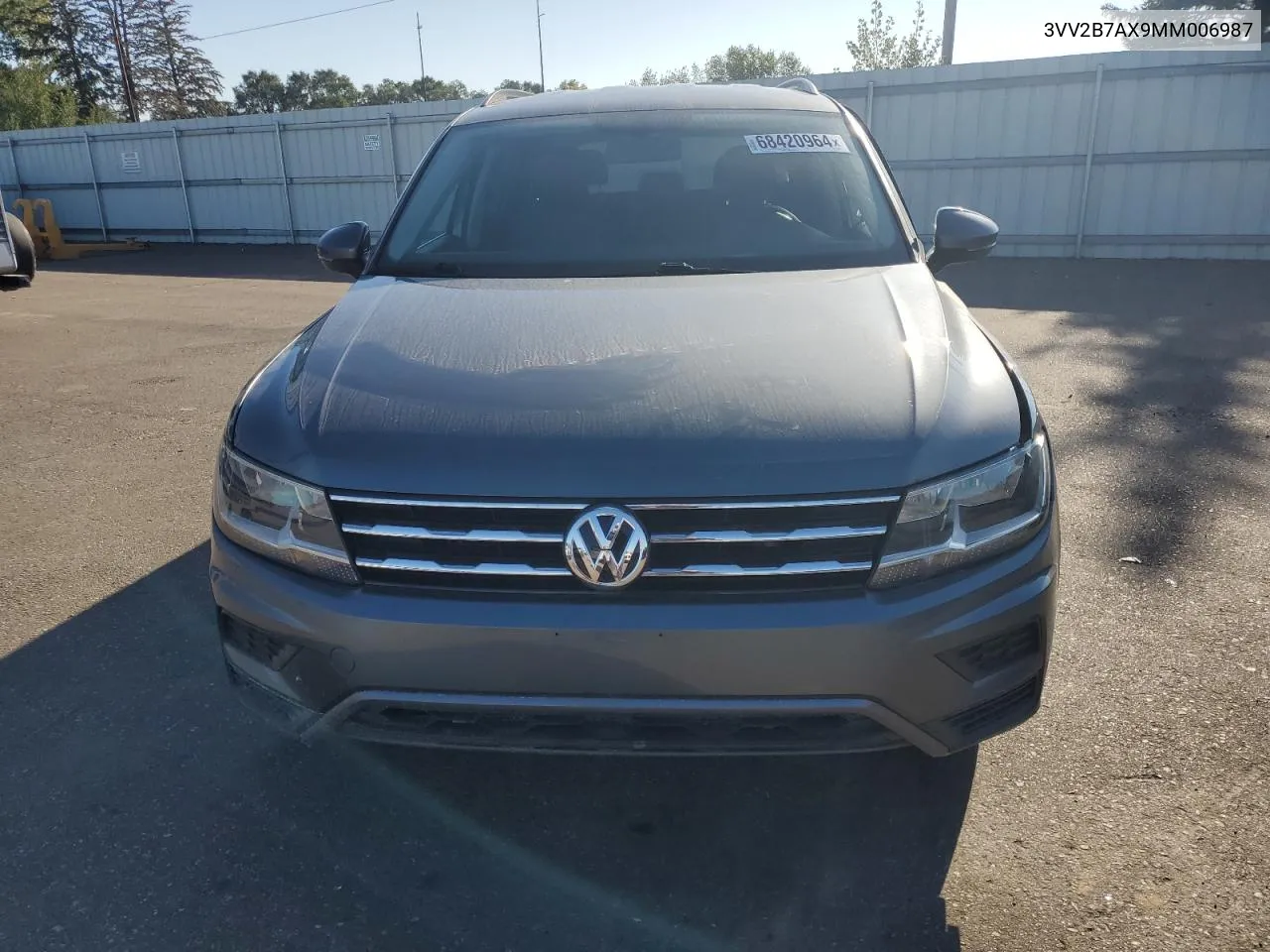 3VV2B7AX9MM006987 2021 Volkswagen Tiguan Se