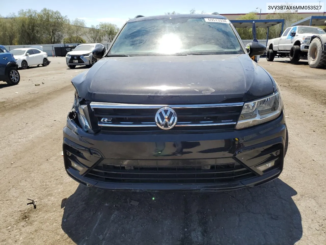 2021 Volkswagen Tiguan Se VIN: 3VV3B7AX6MM053527 Lot: 69513334