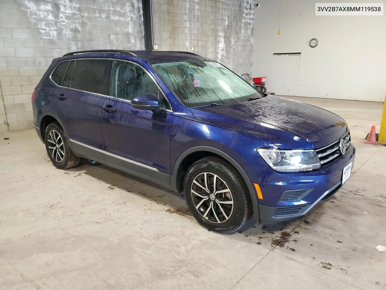 2021 Volkswagen Tiguan Se VIN: 3VV2B7AX8MM119538 Lot: 70315004