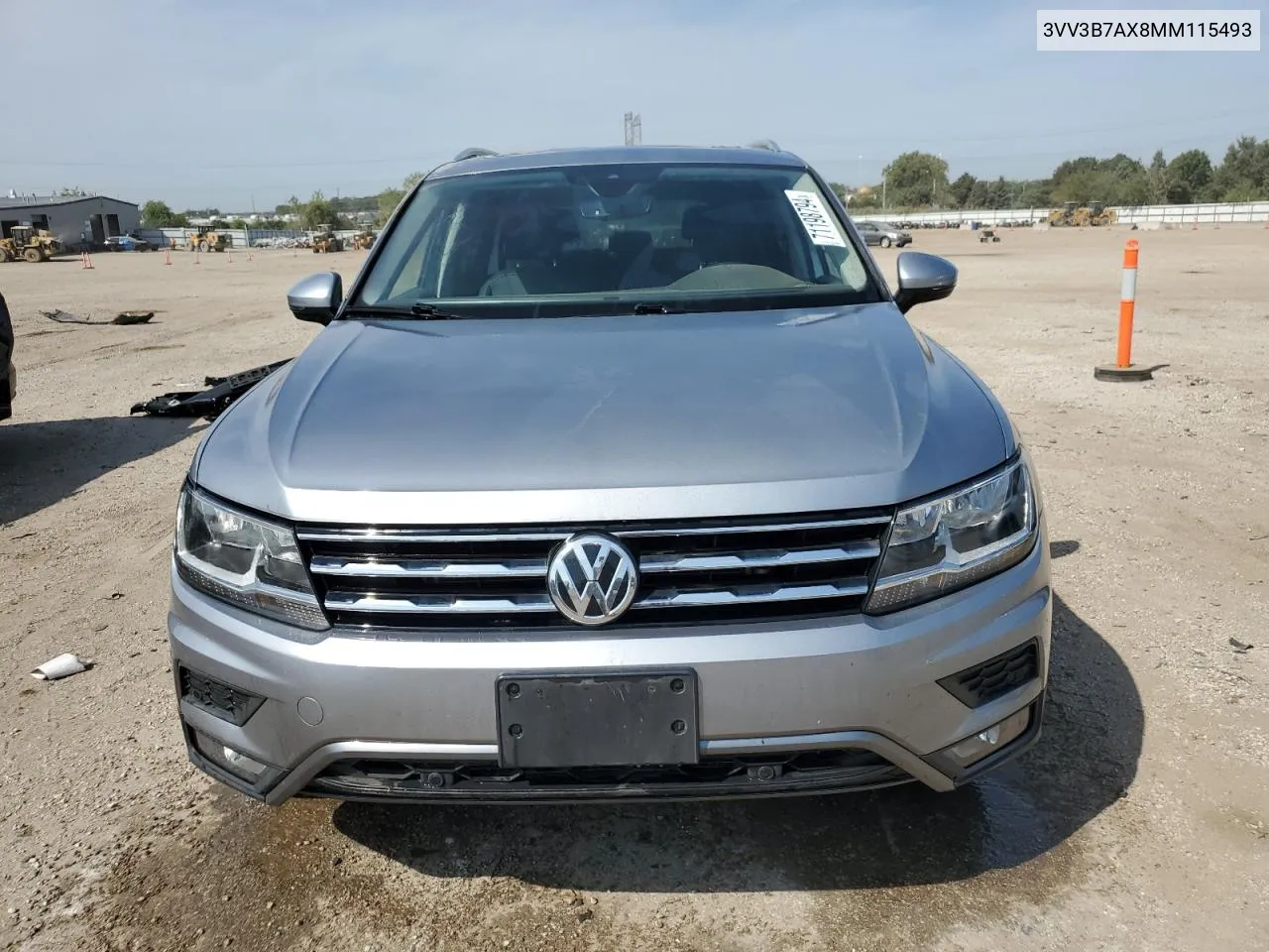 2021 Volkswagen Tiguan Se VIN: 3VV3B7AX8MM115493 Lot: 71198794