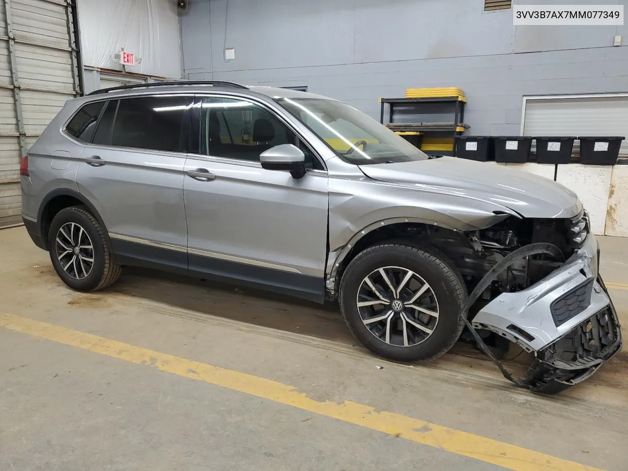 2021 Volkswagen Tiguan Se VIN: 3VV3B7AX7MM077349 Lot: 71213224