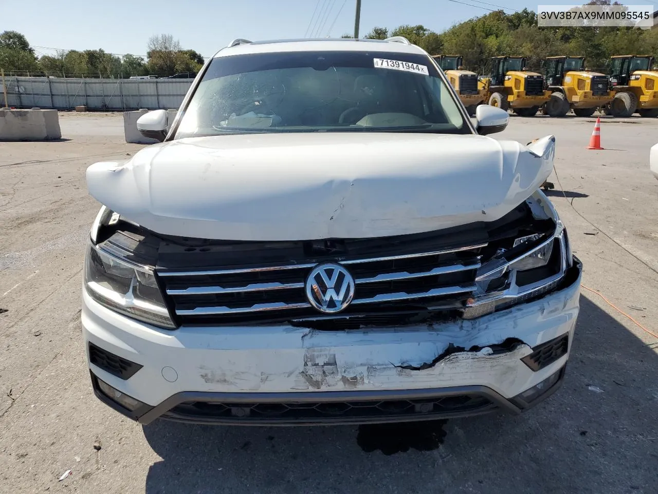 2021 Volkswagen Tiguan Se VIN: 3VV3B7AX9MM095545 Lot: 71391944