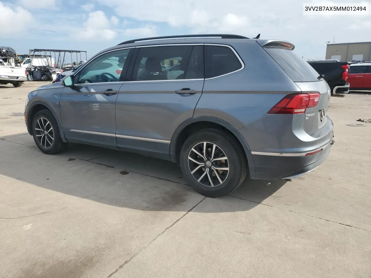 2021 Volkswagen Tiguan Se VIN: 3VV2B7AX5MM012494 Lot: 72055434