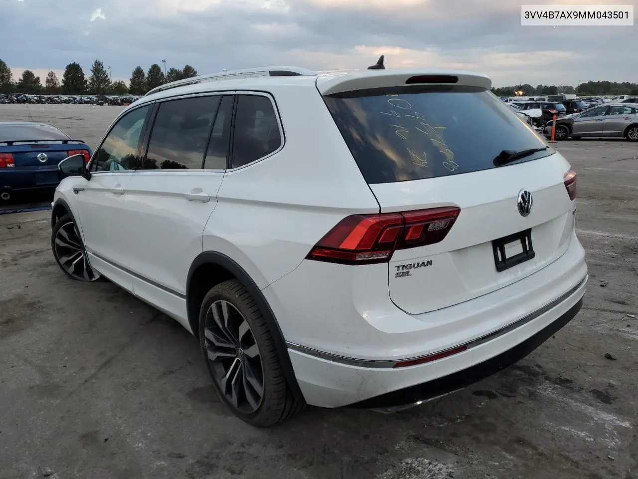 2021 Volkswagen Tiguan Sel Premium R-Line VIN: 3VV4B7AX9MM043501 Lot: 72287634