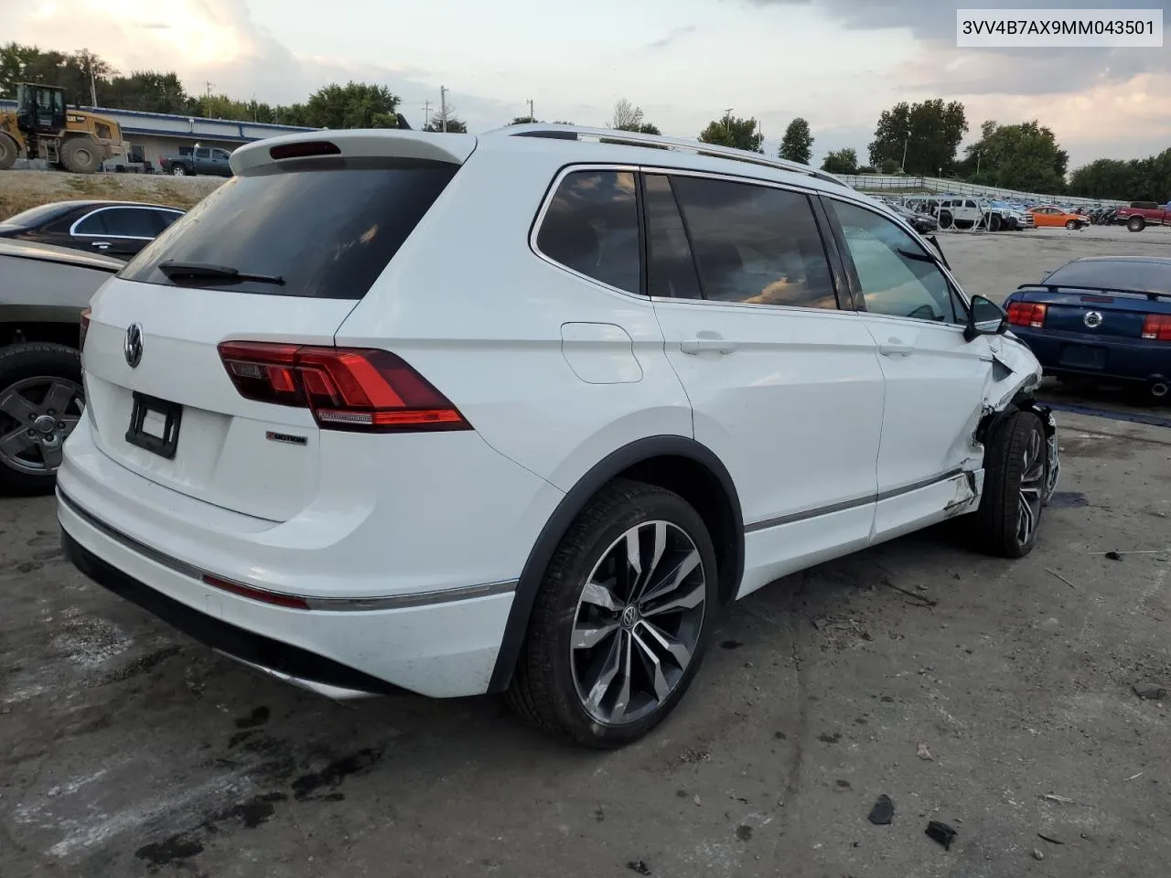 2021 Volkswagen Tiguan Sel Premium R-Line VIN: 3VV4B7AX9MM043501 Lot: 72287634