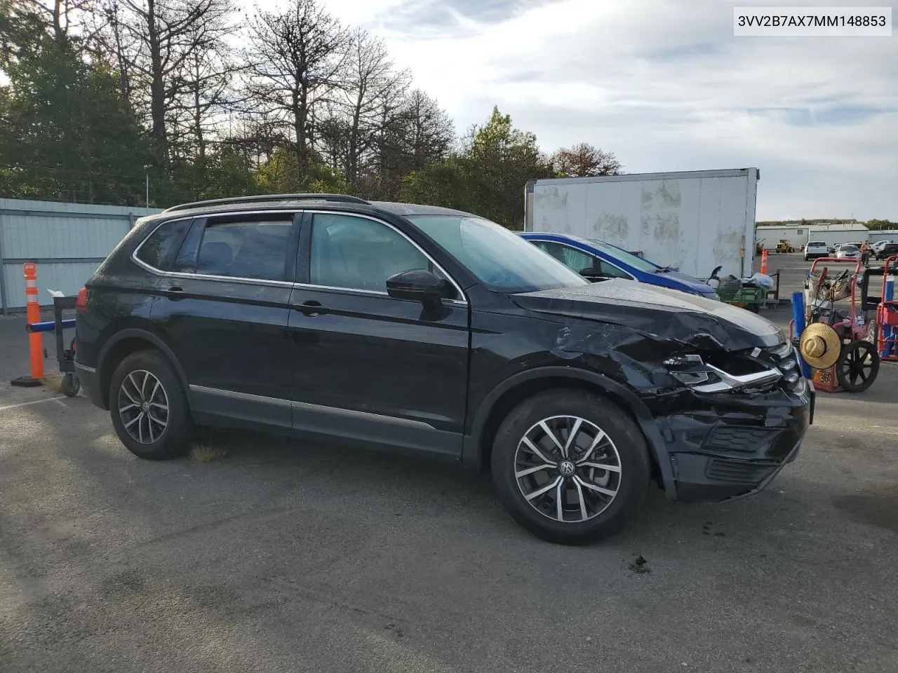 2021 Volkswagen Tiguan Se VIN: 3VV2B7AX7MM148853 Lot: 72499364