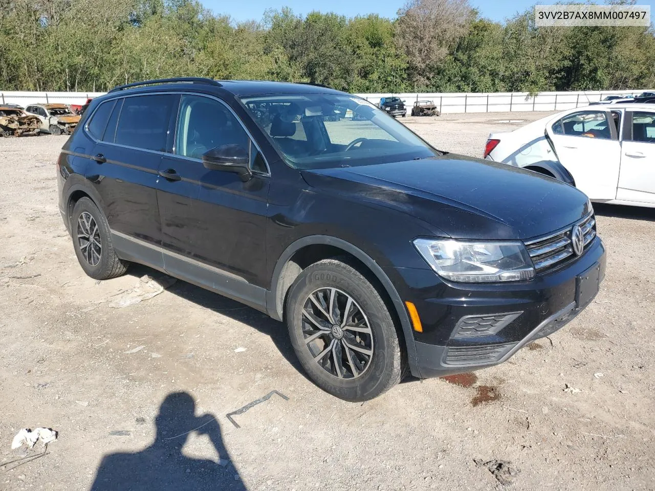 2021 Volkswagen Tiguan Se VIN: 3VV2B7AX8MM007497 Lot: 72897444