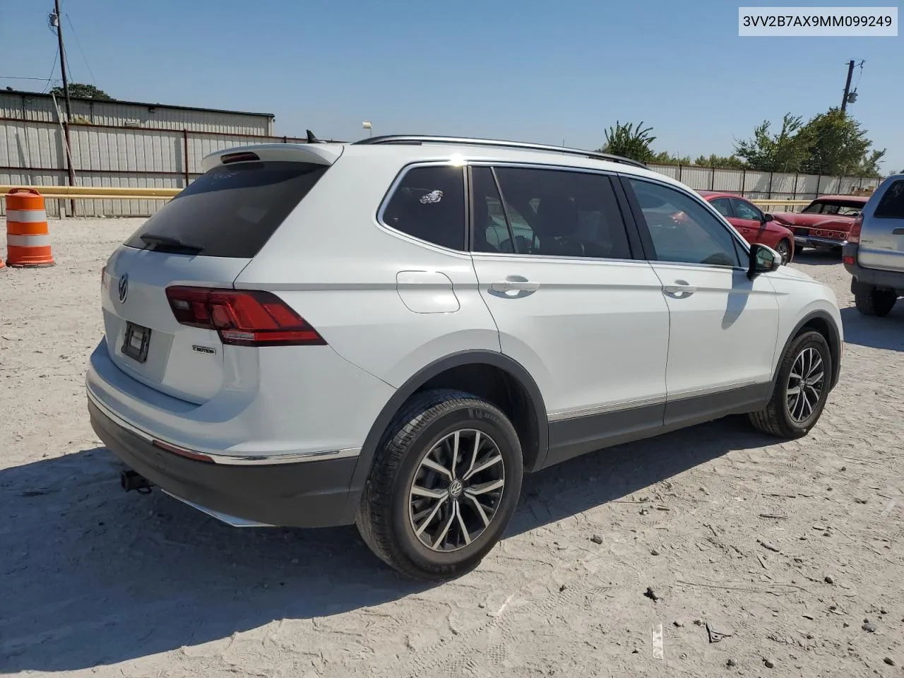 2021 Volkswagen Tiguan Se VIN: 3VV2B7AX9MM099249 Lot: 73313284