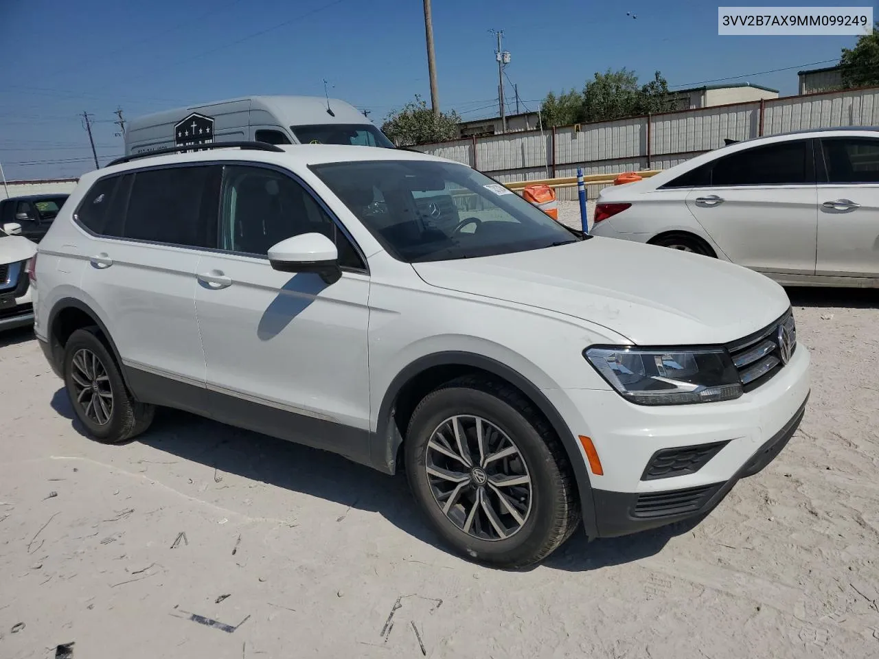 2021 Volkswagen Tiguan Se VIN: 3VV2B7AX9MM099249 Lot: 73313284