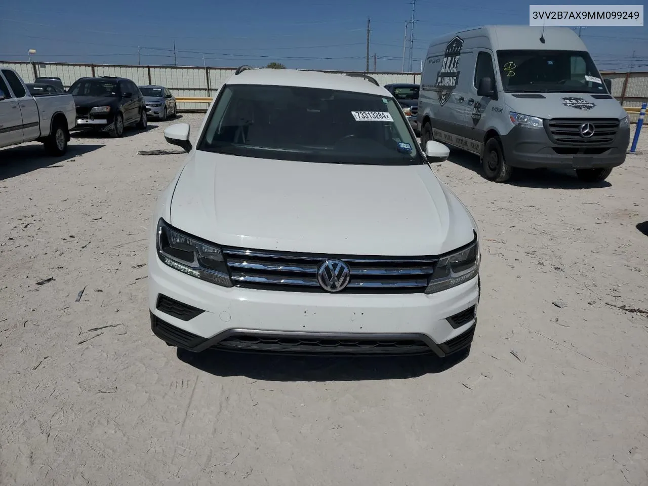 2021 Volkswagen Tiguan Se VIN: 3VV2B7AX9MM099249 Lot: 73313284