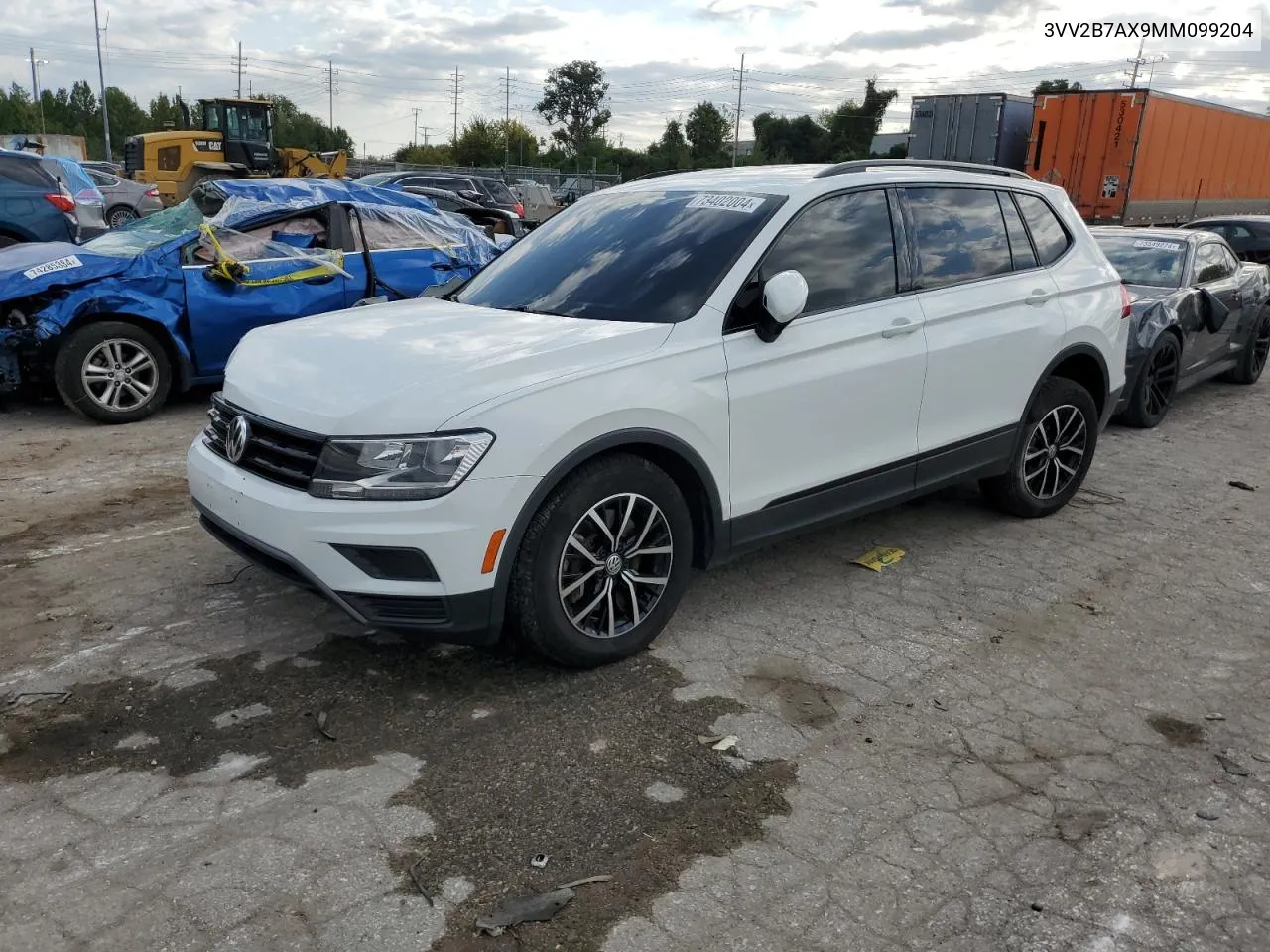 3VV2B7AX9MM099204 2021 Volkswagen Tiguan Se