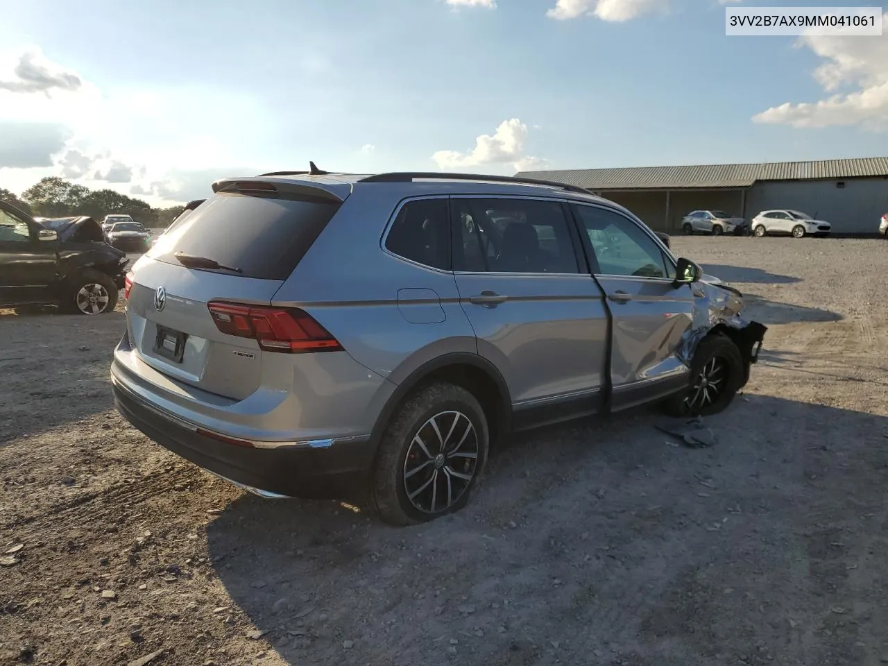 2021 Volkswagen Tiguan Se VIN: 3VV2B7AX9MM041061 Lot: 73560284