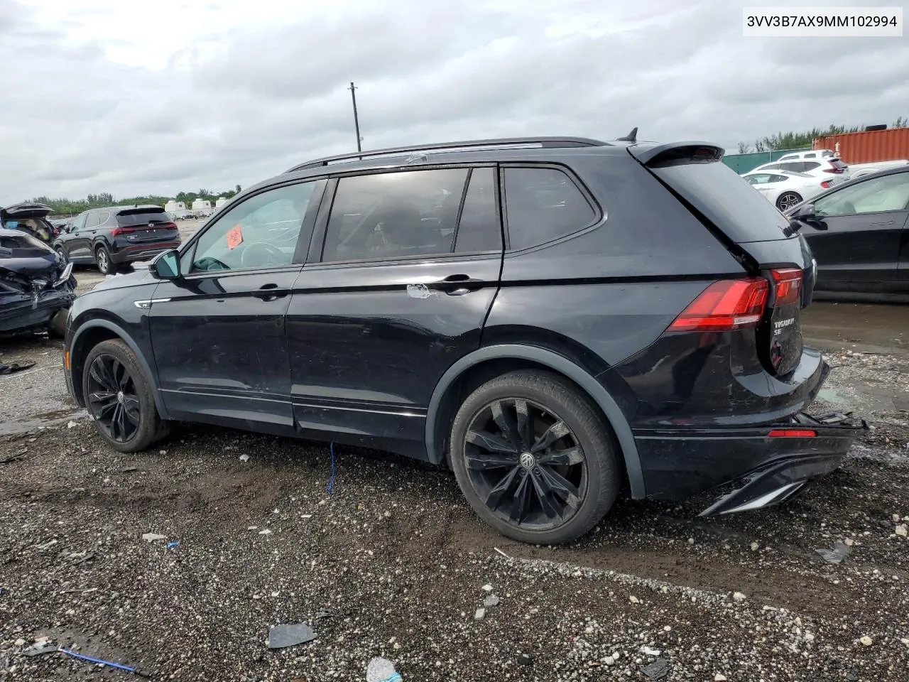 3VV3B7AX9MM102994 2021 Volkswagen Tiguan Se