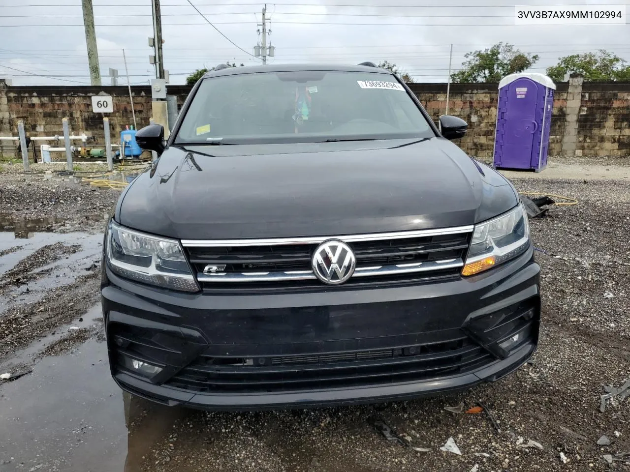 3VV3B7AX9MM102994 2021 Volkswagen Tiguan Se