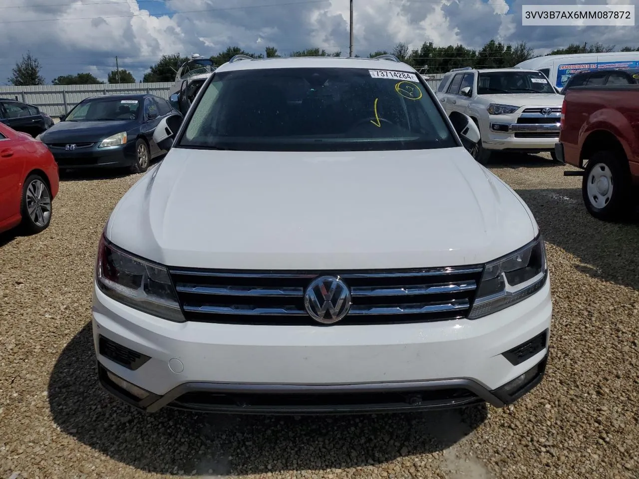 2021 Volkswagen Tiguan Se VIN: 3VV3B7AX6MM087872 Lot: 73714284