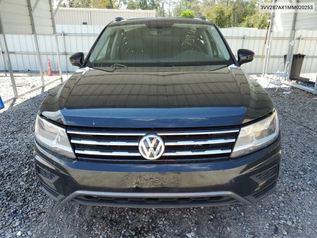 2021 Volkswagen Tiguan Se VIN: 3VV2B7AX1MM020253 Lot: 73938874