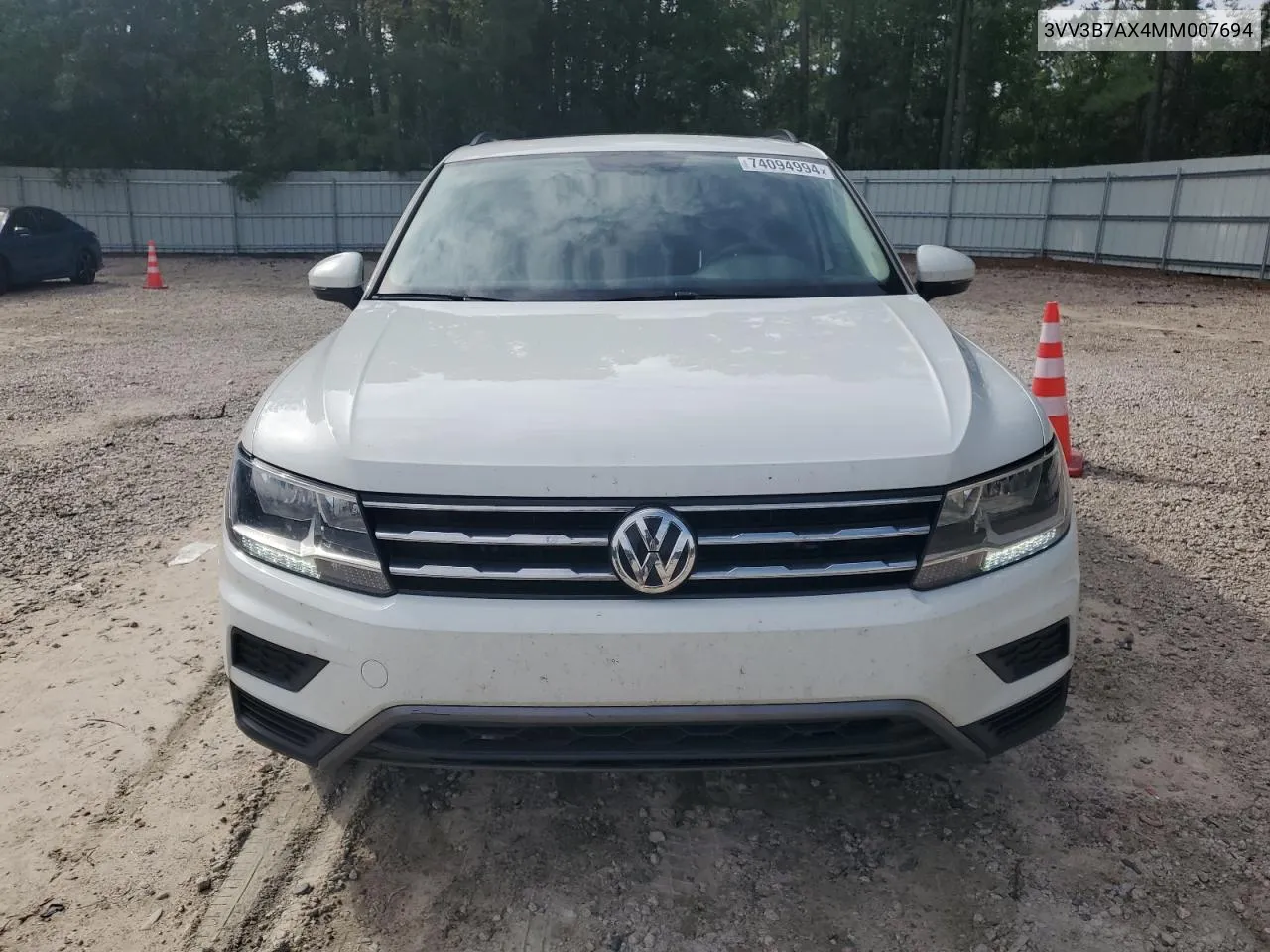 2021 Volkswagen Tiguan Se VIN: 3VV3B7AX4MM007694 Lot: 74094994