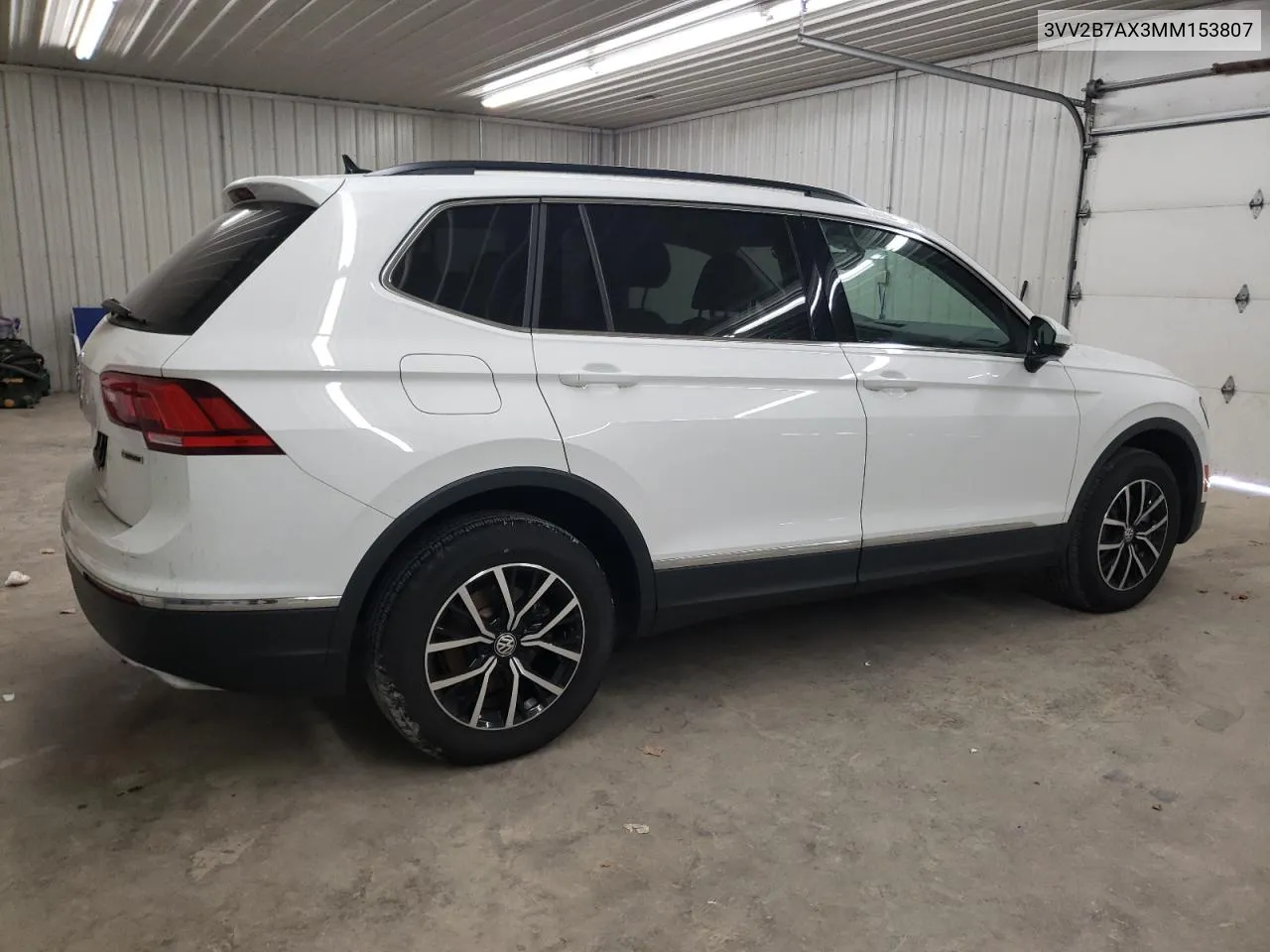 2021 Volkswagen Tiguan Se VIN: 3VV2B7AX3MM153807 Lot: 74197134