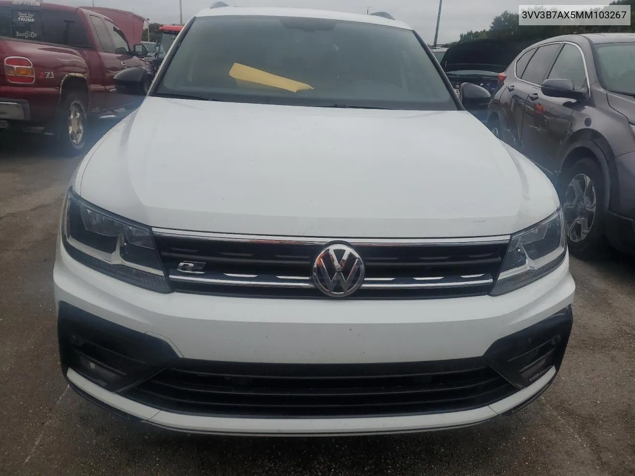 2021 Volkswagen Tiguan Se VIN: 3VV3B7AX5MM103267 Lot: 74318834