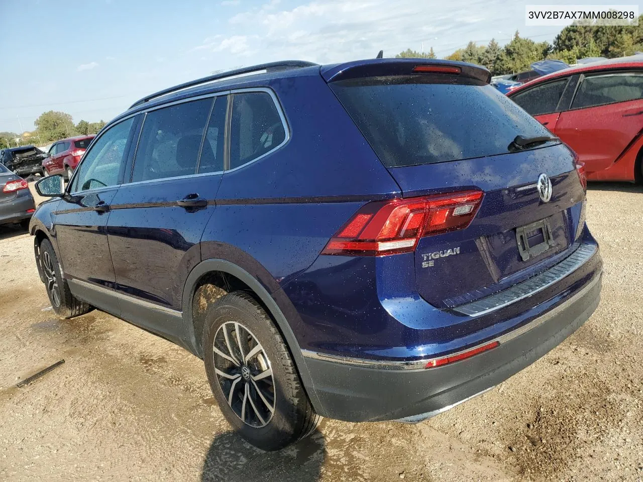 2021 Volkswagen Tiguan Se VIN: 3VV2B7AX7MM008298 Lot: 74522824