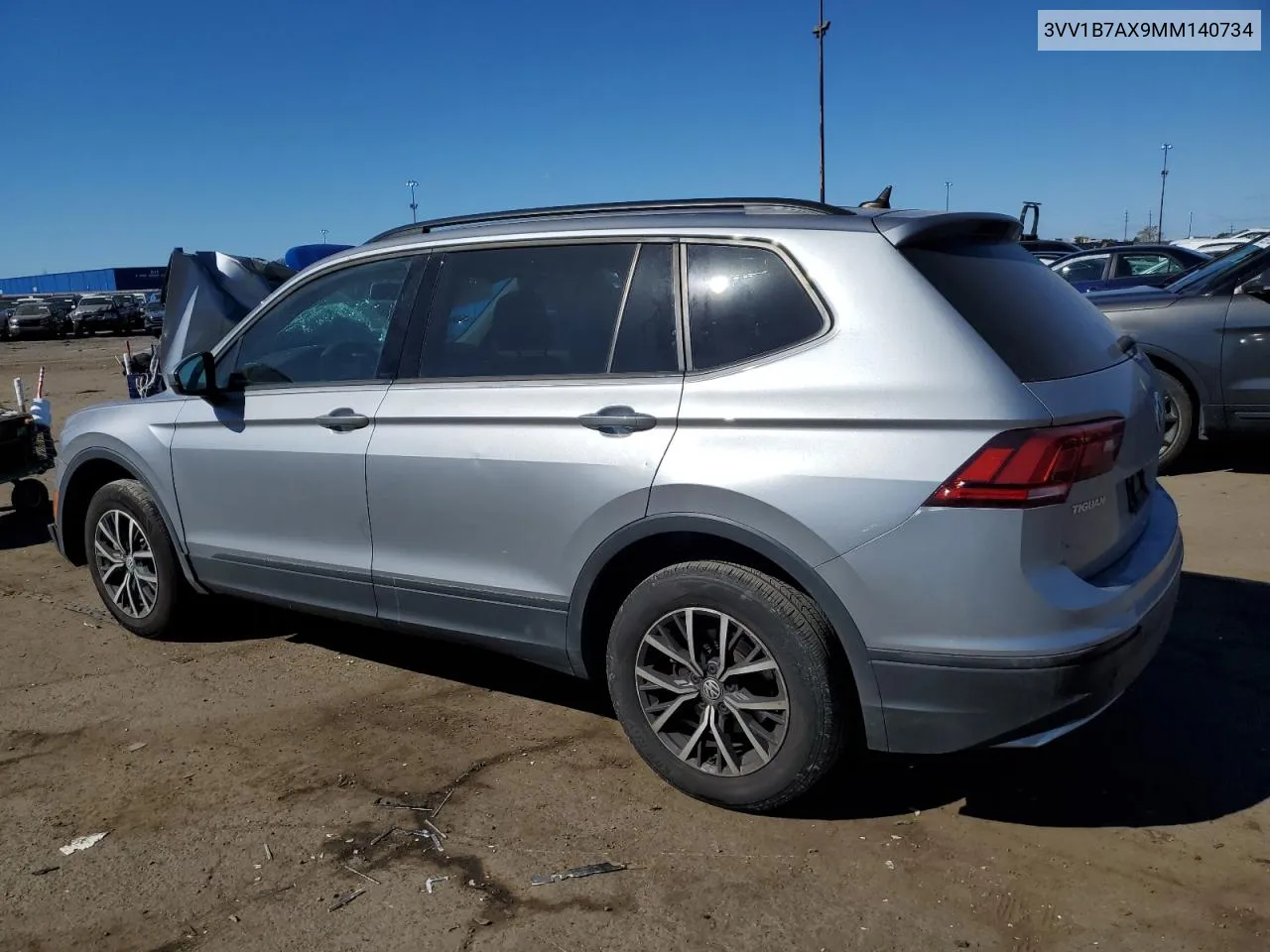 2021 Volkswagen Tiguan S VIN: 3VV1B7AX9MM140734 Lot: 74561134