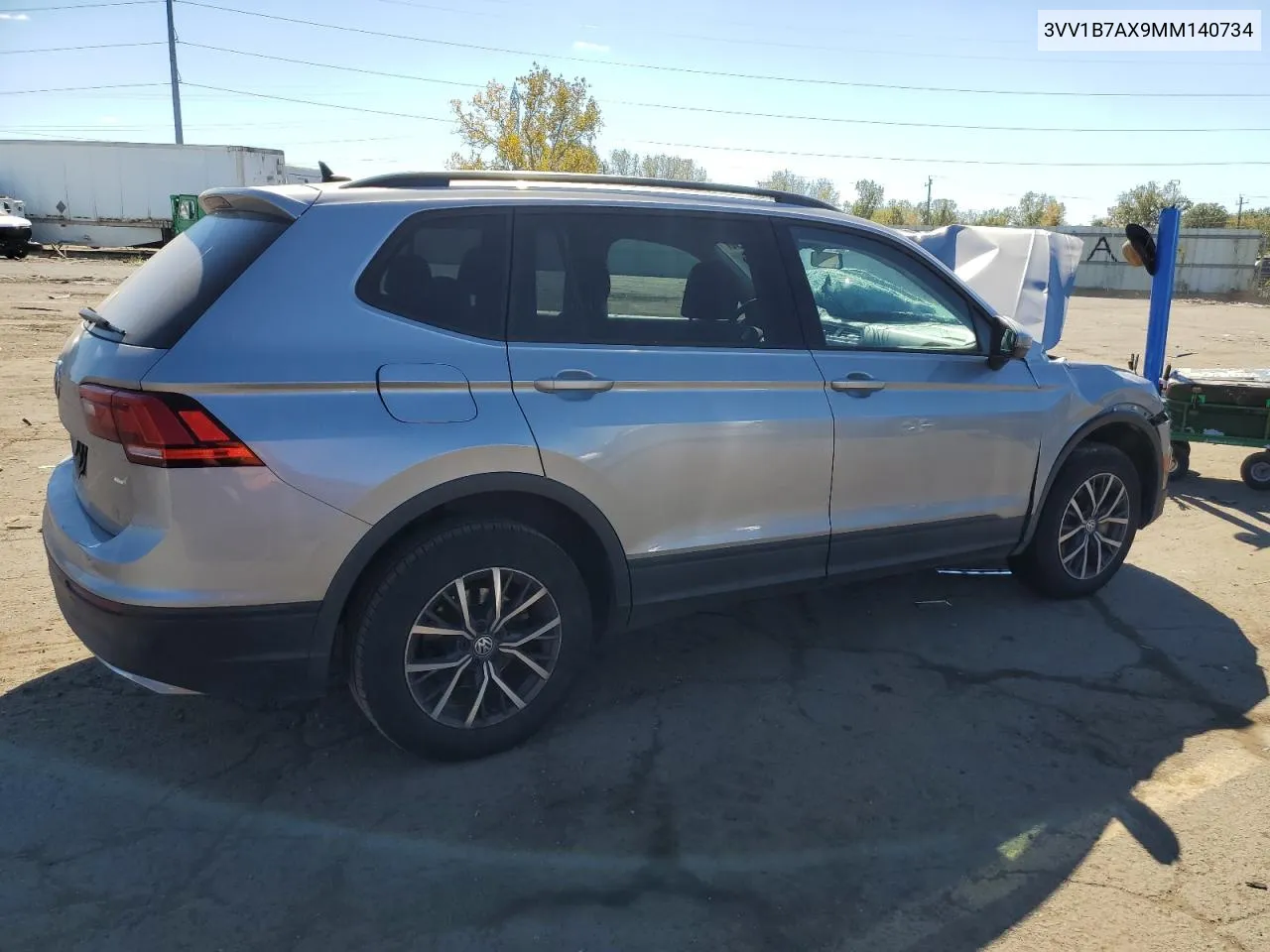 2021 Volkswagen Tiguan S VIN: 3VV1B7AX9MM140734 Lot: 74561134