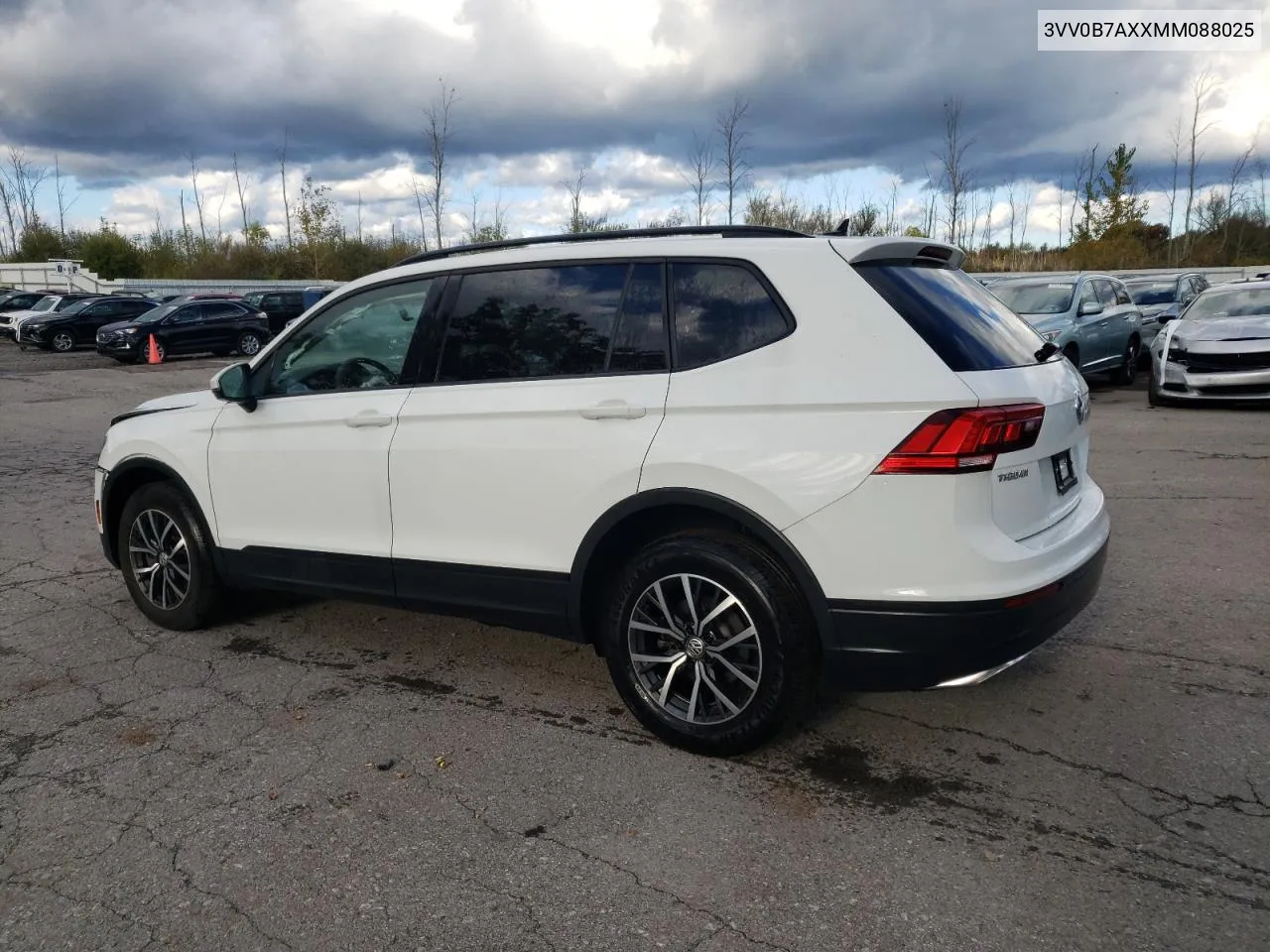 2021 Volkswagen Tiguan S VIN: 3VV0B7AXXMM088025 Lot: 74818474