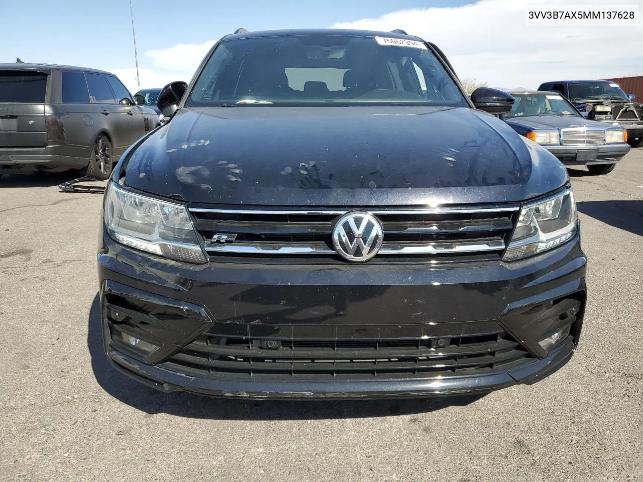 2021 Volkswagen Tiguan Se VIN: 3VV3B7AX5MM137628 Lot: 75062394