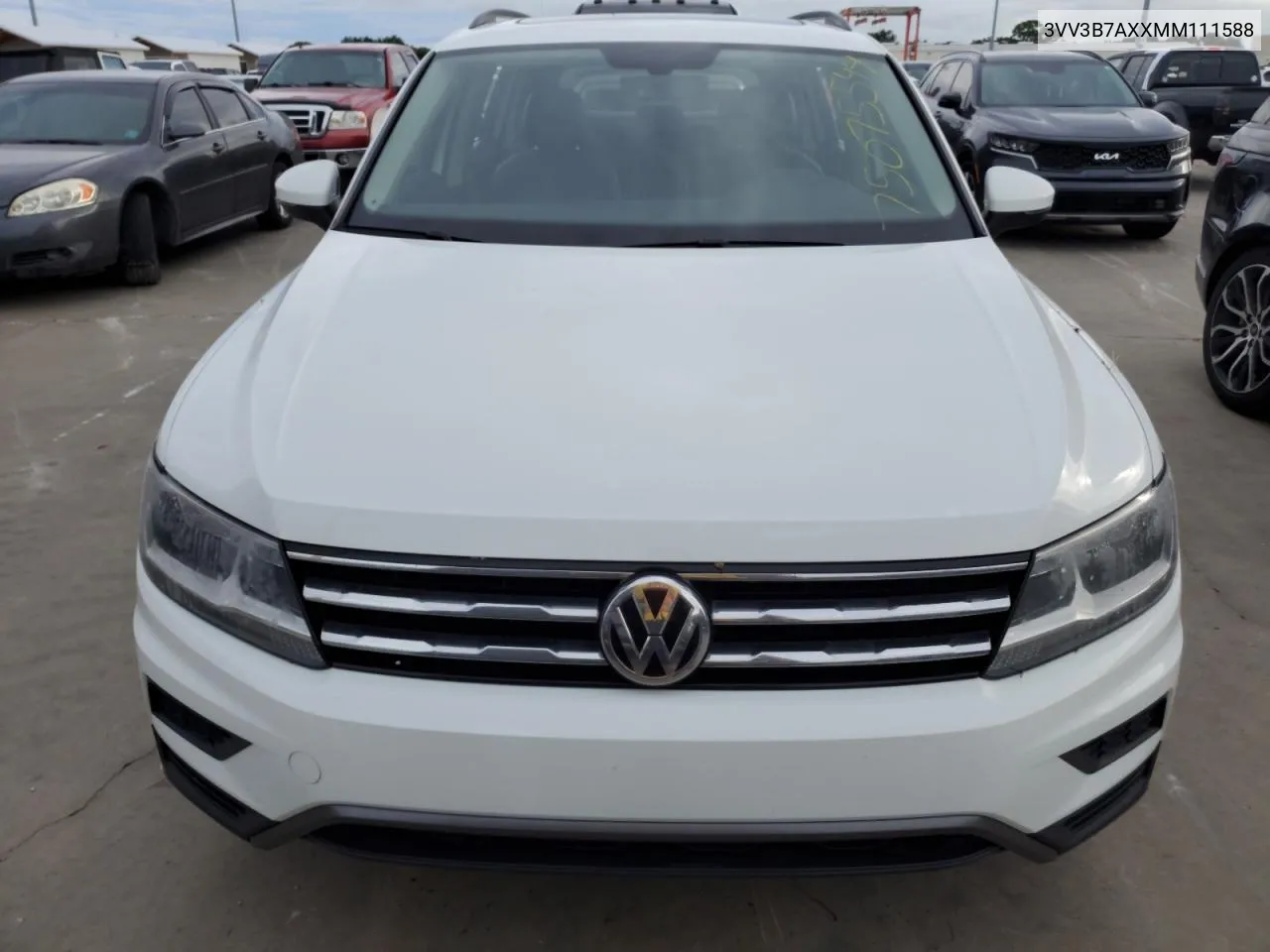 2021 Volkswagen Tiguan Se VIN: 3VV3B7AXXMM111588 Lot: 75075544