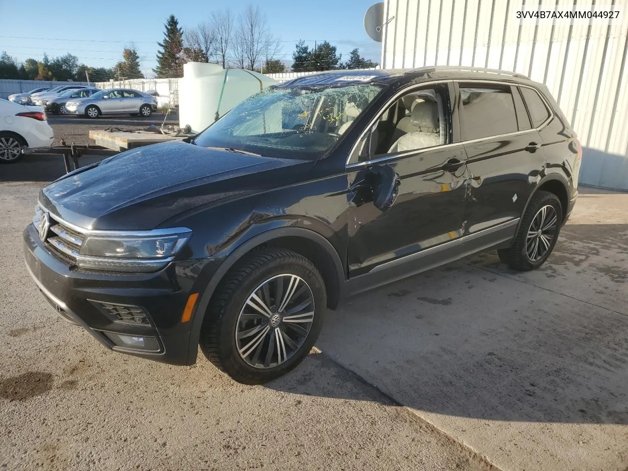 2021 Volkswagen Tiguan Sel Premium R-Line VIN: 3VV4B7AX4MM044927 Lot: 75307124