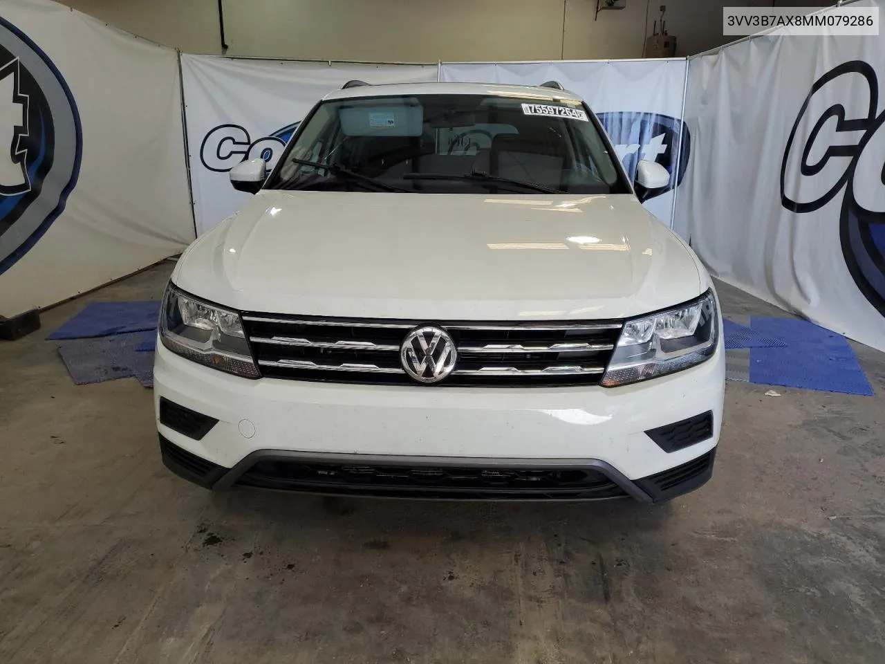 2021 Volkswagen Tiguan Se VIN: 3VV3B7AX8MM079286 Lot: 75597264