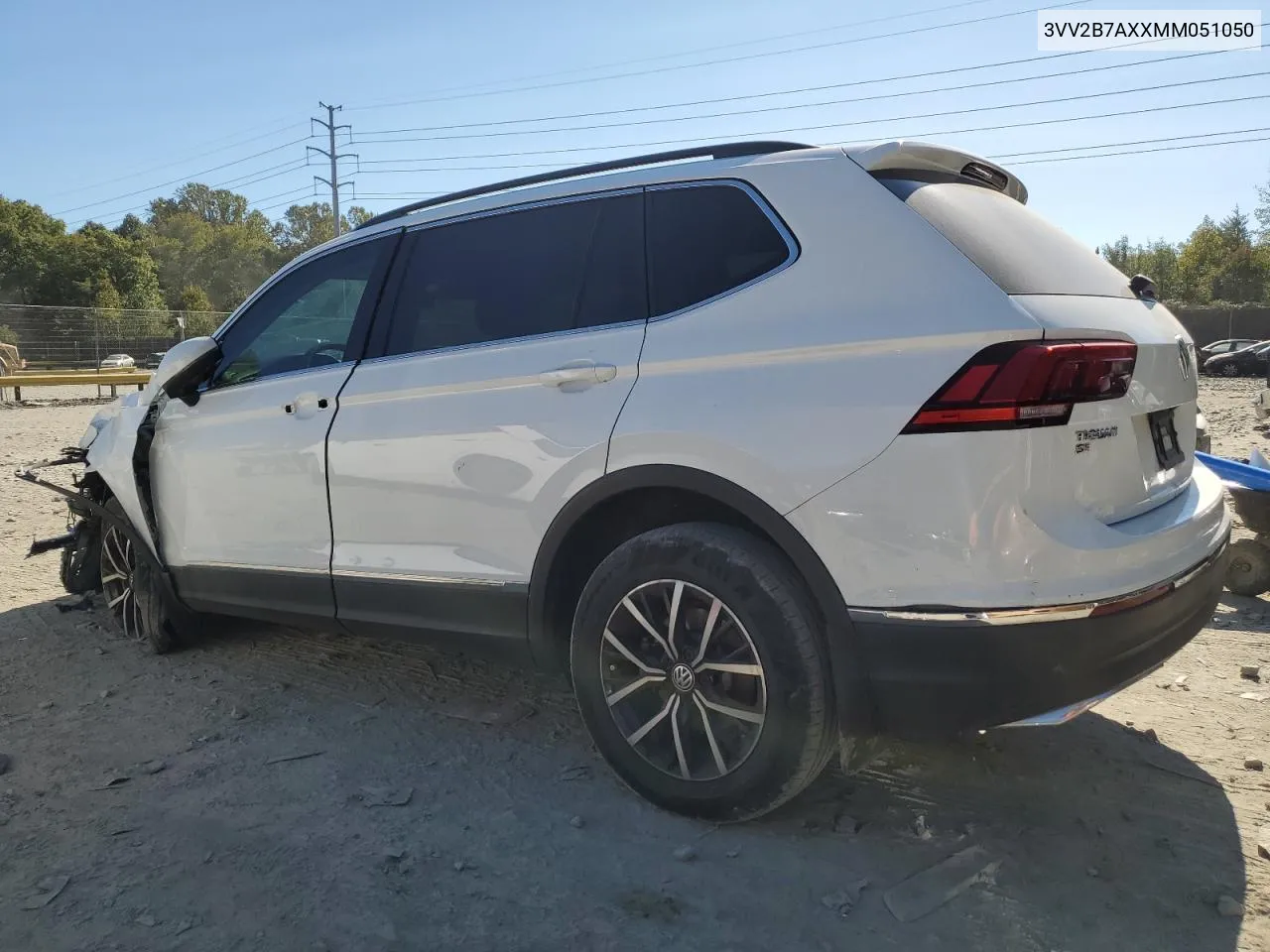 3VV2B7AXXMM051050 2021 Volkswagen Tiguan Se