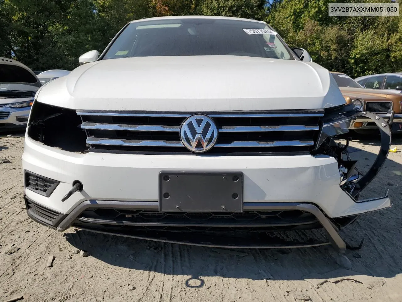 3VV2B7AXXMM051050 2021 Volkswagen Tiguan Se