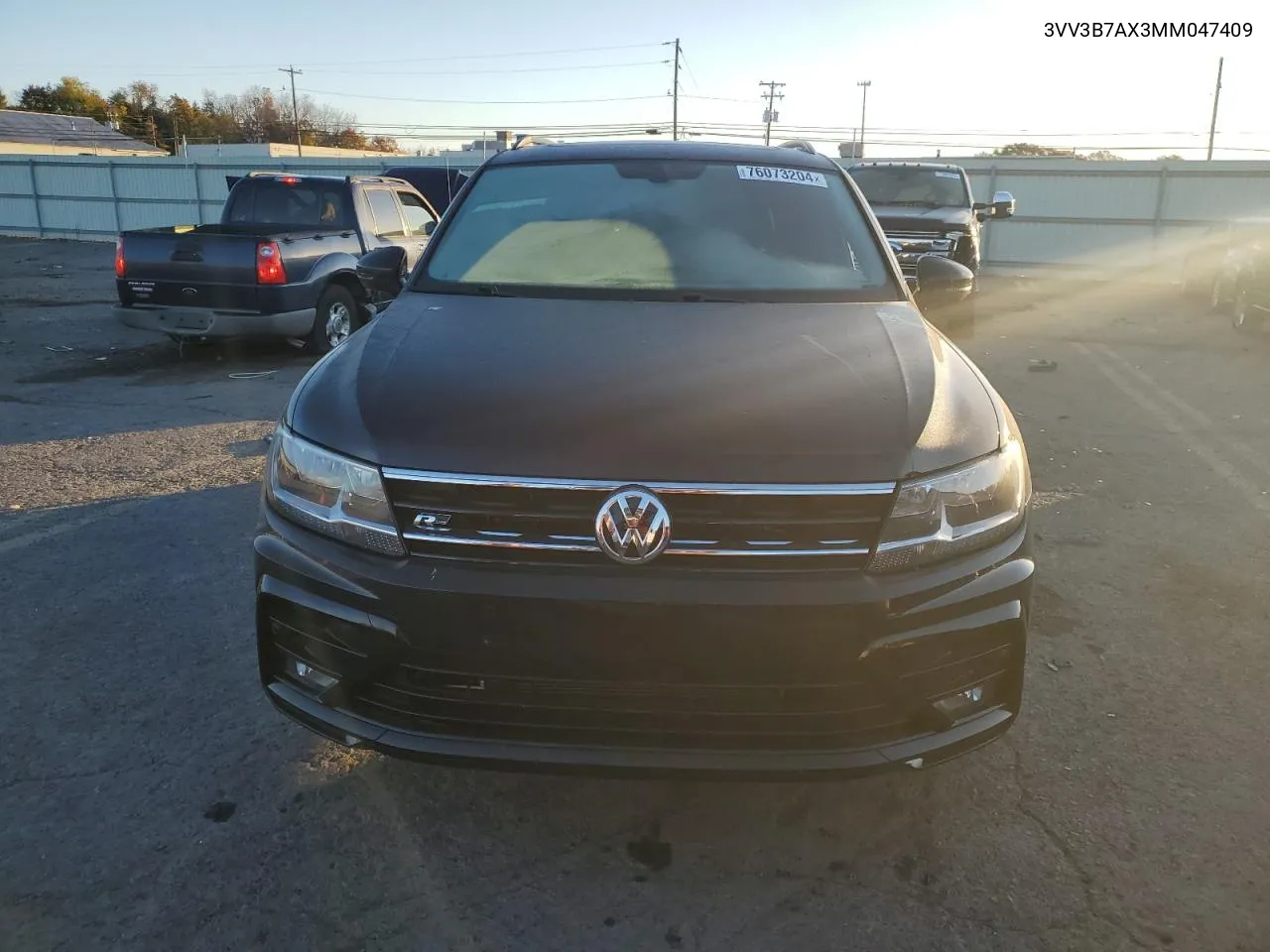 2021 Volkswagen Tiguan Se VIN: 3VV3B7AX3MM047409 Lot: 76073204