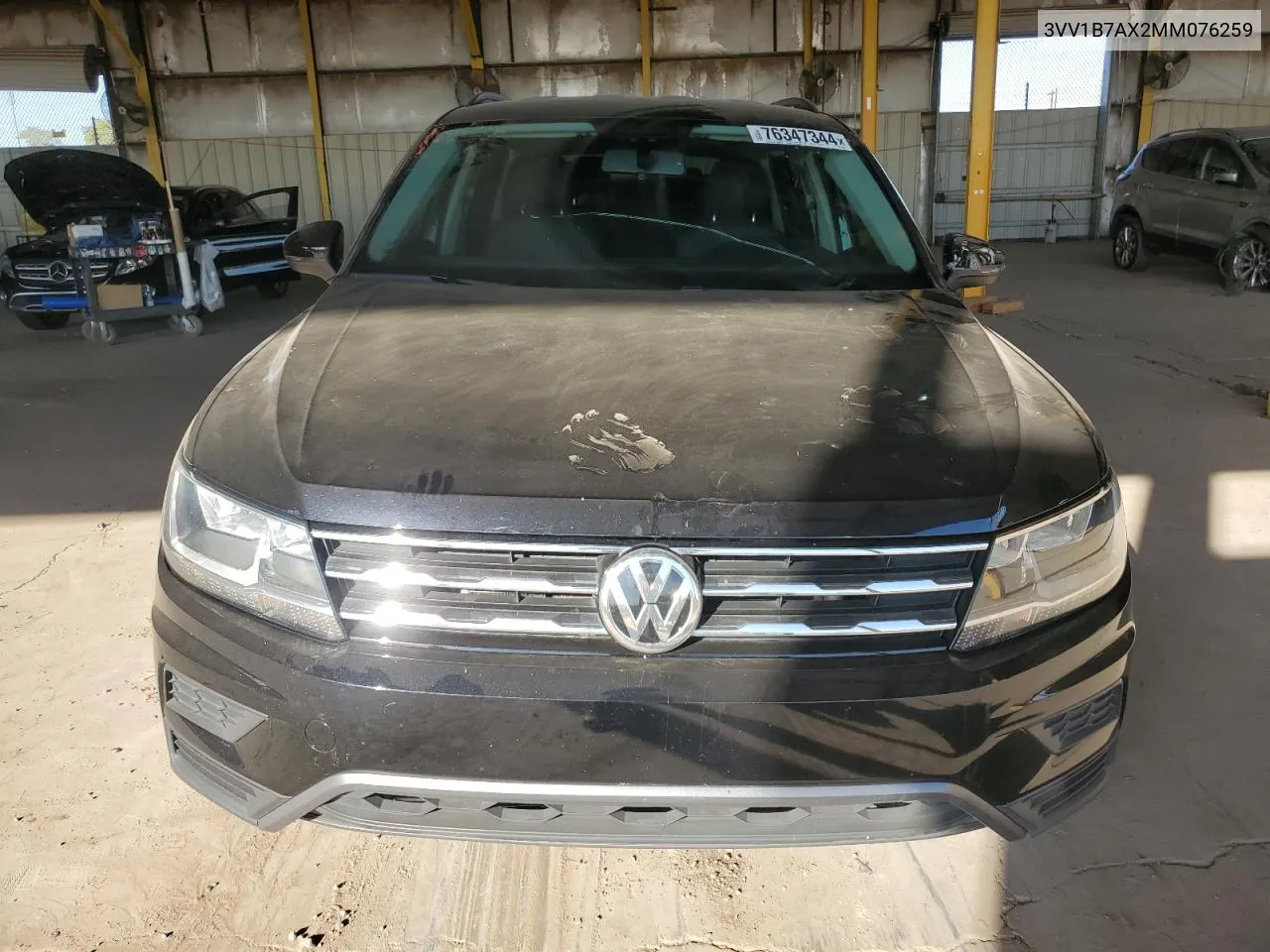 2021 Volkswagen Tiguan S VIN: 3VV1B7AX2MM076259 Lot: 76347344