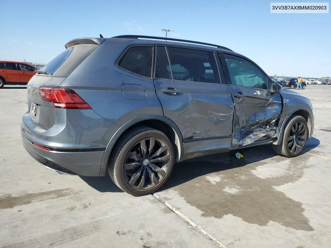 2021 Volkswagen Tiguan Se VIN: 3VV3B7AX8MM020903 Lot: 76491814