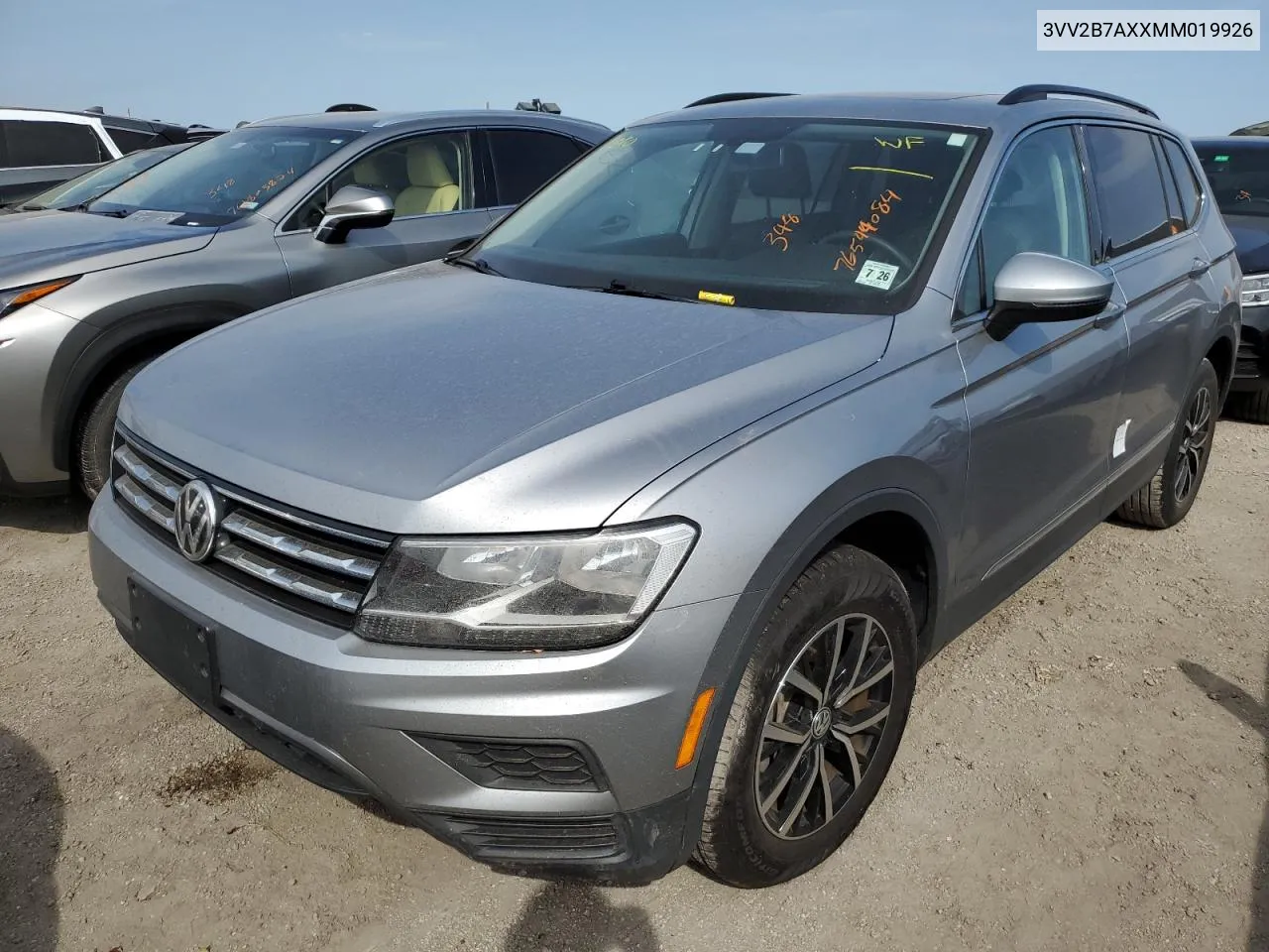 2021 Volkswagen Tiguan Se VIN: 3VV2B7AXXMM019926 Lot: 76544084