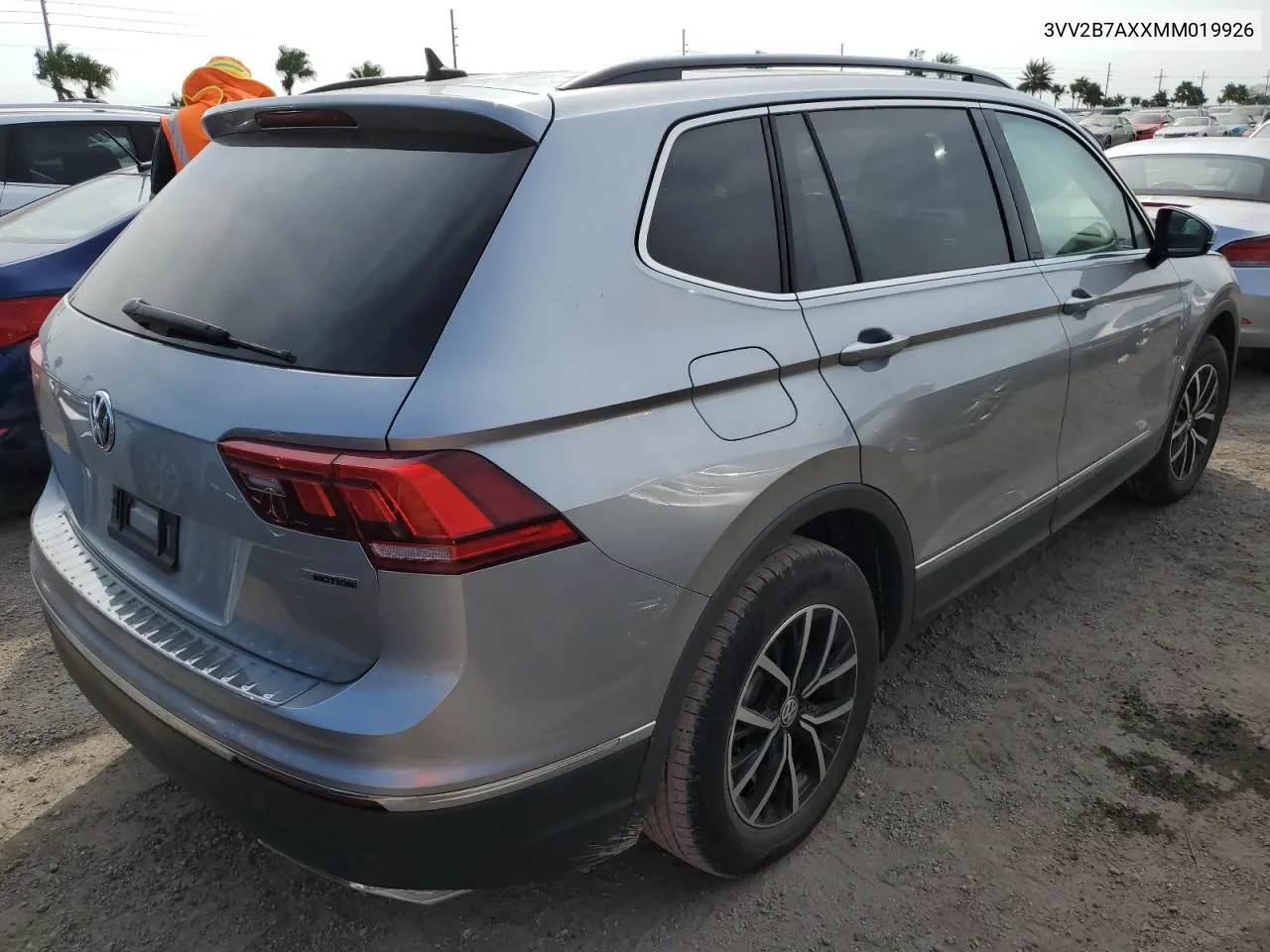 2021 Volkswagen Tiguan Se VIN: 3VV2B7AXXMM019926 Lot: 76544084