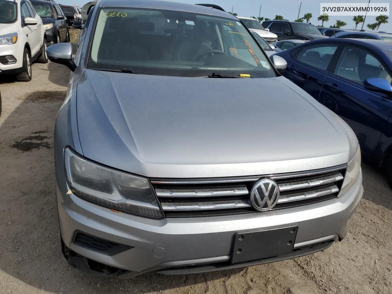 2021 Volkswagen Tiguan Se VIN: 3VV2B7AXXMM019926 Lot: 76544084