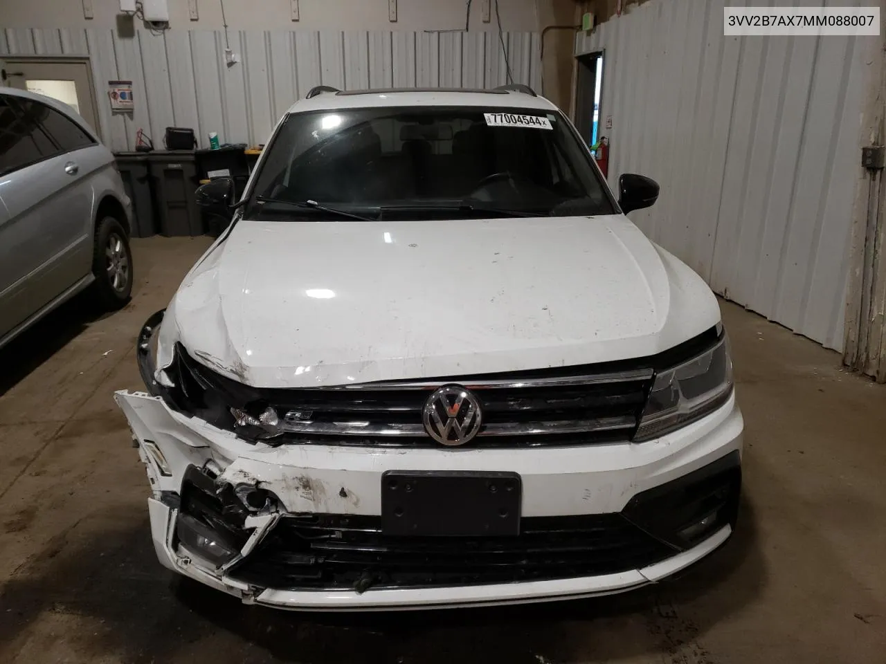 2021 Volkswagen Tiguan Se VIN: 3VV2B7AX7MM088007 Lot: 77004544