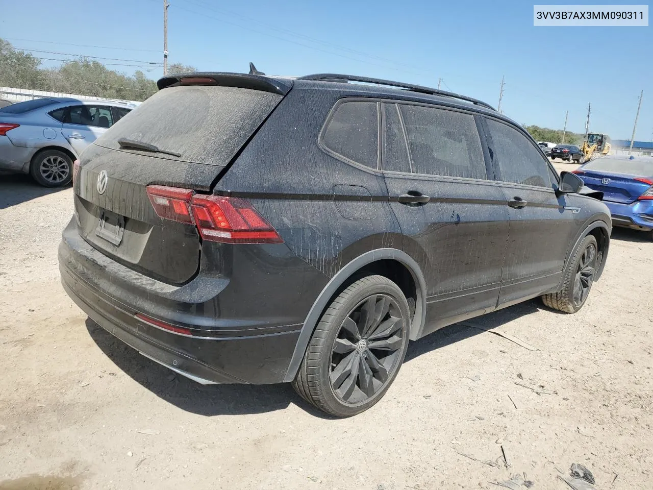 2021 Volkswagen Tiguan Se VIN: 3VV3B7AX3MM090311 Lot: 77029814