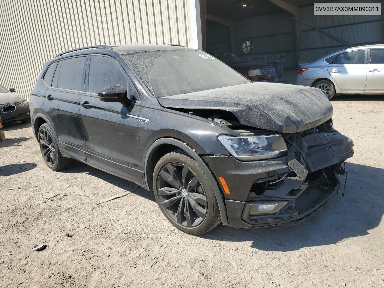 2021 Volkswagen Tiguan Se VIN: 3VV3B7AX3MM090311 Lot: 77029814